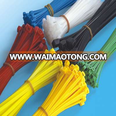 Black Self - locking Cold Resistance Nylon Zip Cable Tie