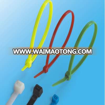 100mm 120mm Length Black White Flexible Plastic Nylon Cable Tie