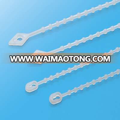 Nylon 66 self-locking White Nylon Cable Tie Knot Tie Zip Tie