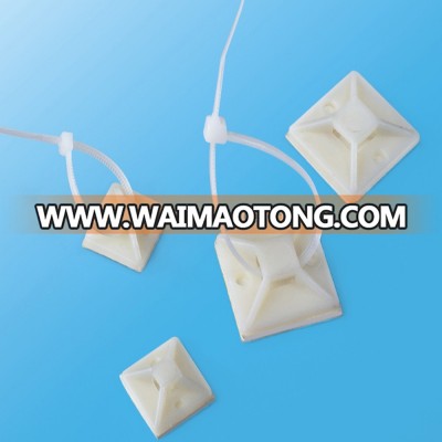 Good Insulation Nylon Plastic Cable Tie Mount for Wire Management