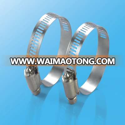 0.7mm Thickness ISO CE Heavy Duty British Type Hose Clamp